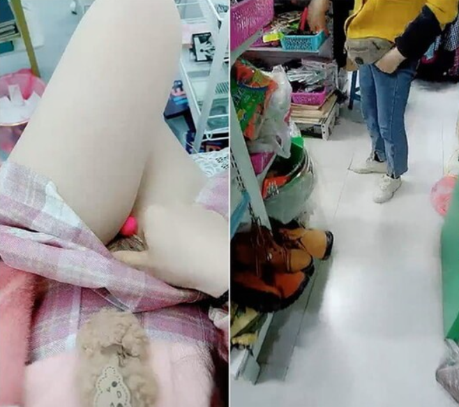 JK制服小姐姐戶外大挑戰,無內塞入跳蛋逛街露出,美甲店,煙酒超市大膽玩弄}