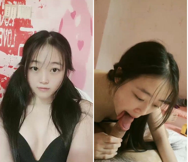 学妹别走新人双马尾长相清纯妹子啪啪，特写口交带项圈跪地爬行猛操掰穴}