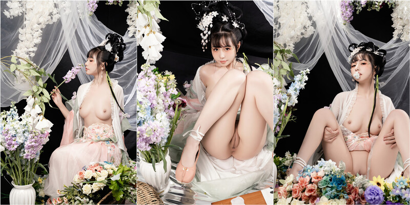 高端ACG业界女神爆机少女 喵小吉 古装汉服《花间集》诱人胴体美不胜收 古代青楼达官贵人的玩物 (2)}
