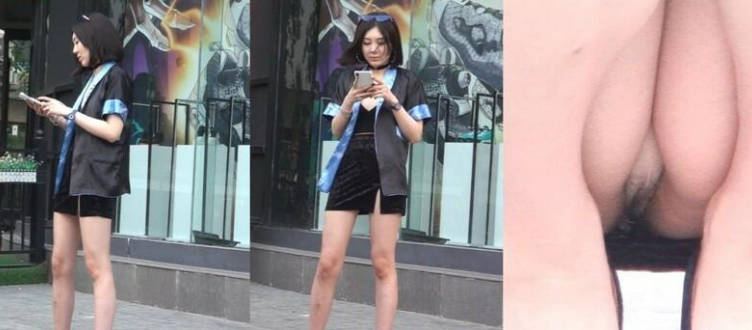 高跟大长腿靓妹反差闷骚，蹲下让人拍诱人毛逼近景特写精彩特写}