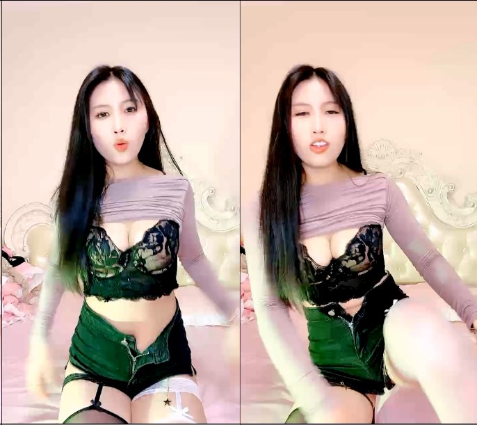 性感美女骚货！吊带黑白丝袜！讲故事被姐夫操，骚话不断狂扣穴，从下往上视角扣弄}