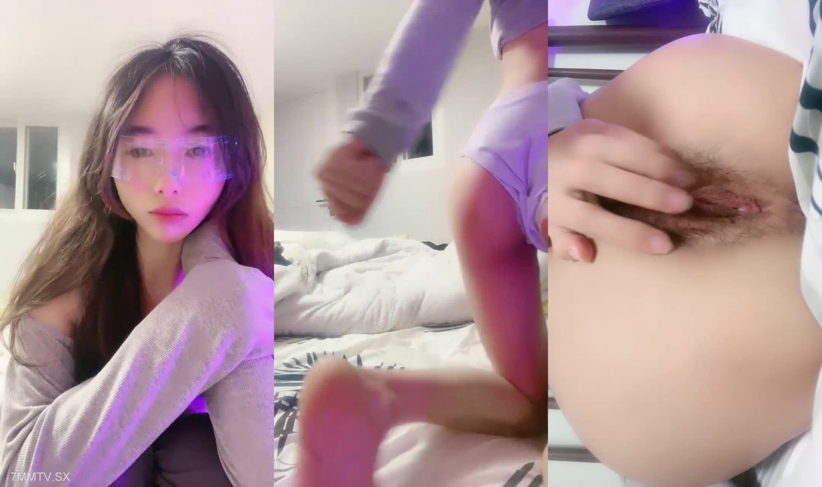 超高颜值美少女！168CM苗条身材！难得小露一波，脱掉内裤多毛骚穴，掰开特写，逼逼会呼吸}