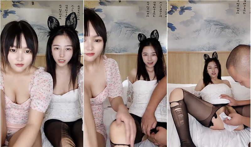 光頭佬好福氣,雙飛極品姐妹花,風情高顏值氣質佳,後入肥臀啪啪響}