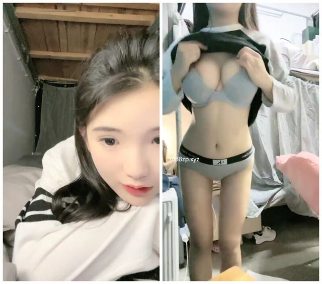 宿舍脱光，天然白虎馒头穴，小穴超肥，奶子又大又软}