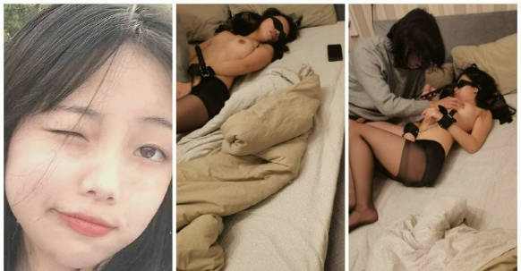 【MJ作品】，迷奸群直播，迷玩表妹操出尿，含生活照对比，床上黑丝尽情玩粉逼