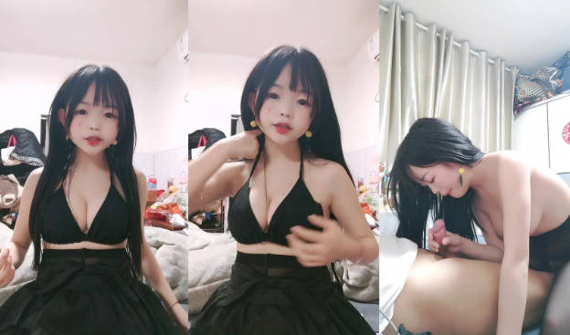 童颜巨乳娃娃脸妹妹！难得收费房约炮操逼！埋头吃吊，开档黑丝骑上来，自己动两个奶子直晃动，舒服的呻吟}