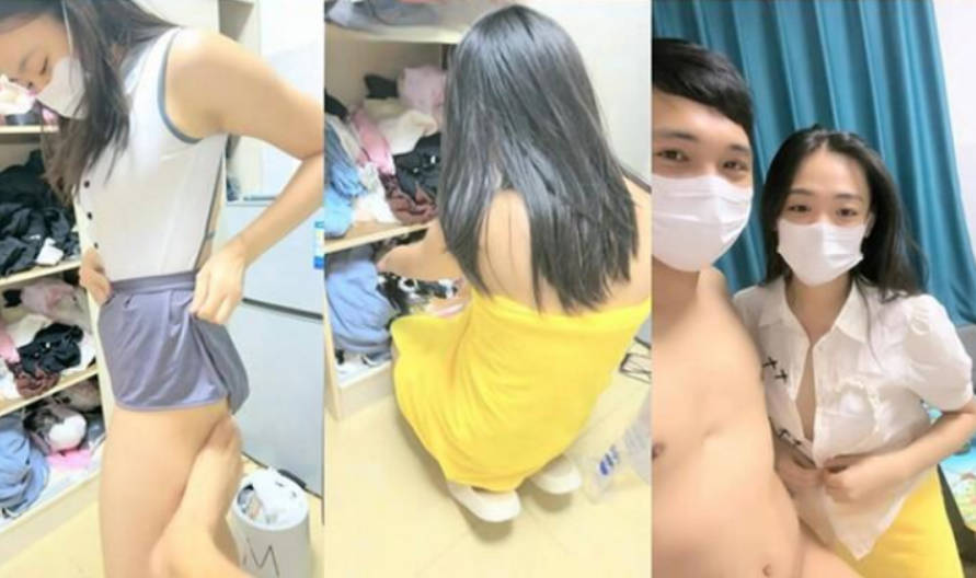 震惊！最新力作，香港浸会大学老师，【英语老师在读研】，边上网课边吃鸡，黑森林湿漉漉，被男友骚扰}