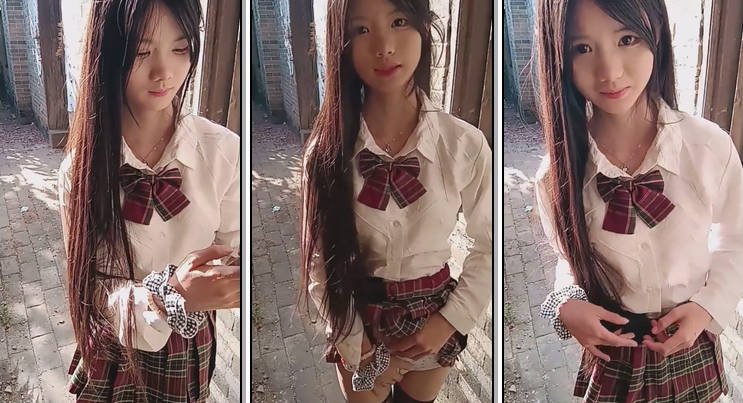 【水嫩宝宝】农村07年美少女 户外跳蛋 沟搭隔壁油腻大叔 舔逼 真润 放得开 (3)}