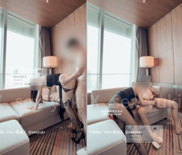 【3月最新】73万粉丝网黄肥臀巨乳骚母狗「Sexy_Yuki」黑丝旗袍长裙窗前性爱口交，9公分高跟鞋尽显腿部线条，完美女上后入超爽性爱}
