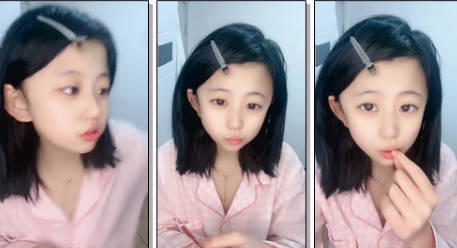 清纯小学妹【小祺饿了】纯天然美鲍一线天道具自慰 掰穴贴屏特写 (5)