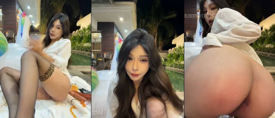 顶级外围骚货【linjianvhai】网红女神玩的花双洞已开~灌肠喷水户别墅外泳池阳台秀屁眼骚屄双喷2 (3)}