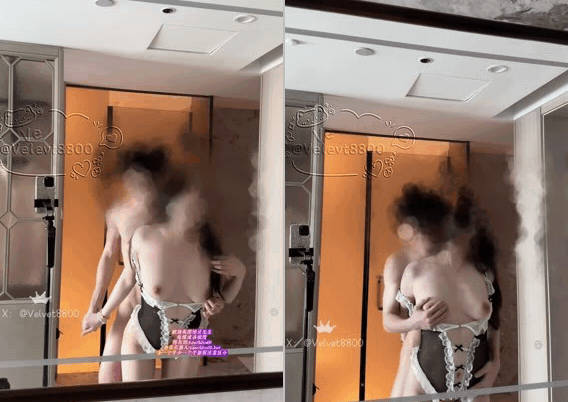 七月七、香菜合作M属性大奶女主170长腿「Velevt8800」健身猛男镜前爆肏，只想被这种身材的男人操的骚货