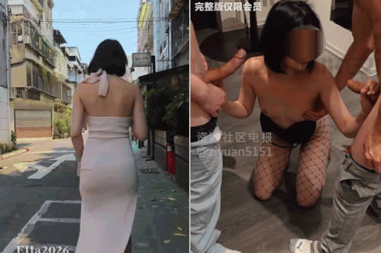 推特极品少妇淫妻「Ella小骚狐」《第一次跟两位外国人3P》整整两小时不间断地被两根白大肉棒包围轮流使用口和小穴，觉得自己要被玩坏了}