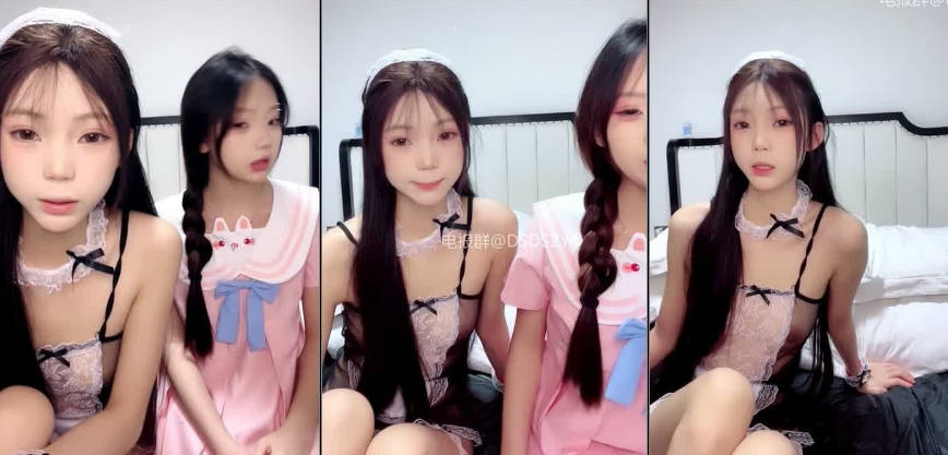 极品姐妹花【00后极品姐妹】直播间惊现男主两姐妹终于有男主秀了！1 (3)